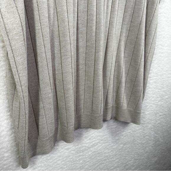 Alfred Dunner Beige Knit Top 2x - Picture 3 of 8